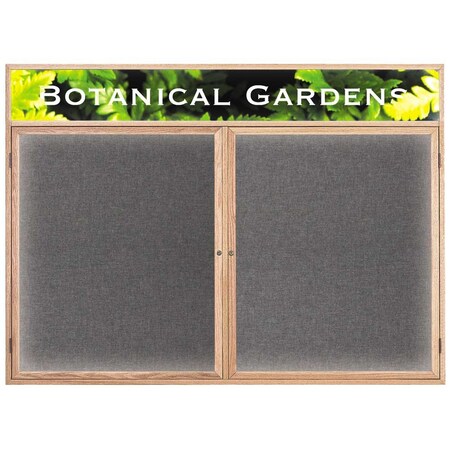 United Visual Products Open Faced Traditional Corkboard, 36x24" UV641A-BRONZE-CORK